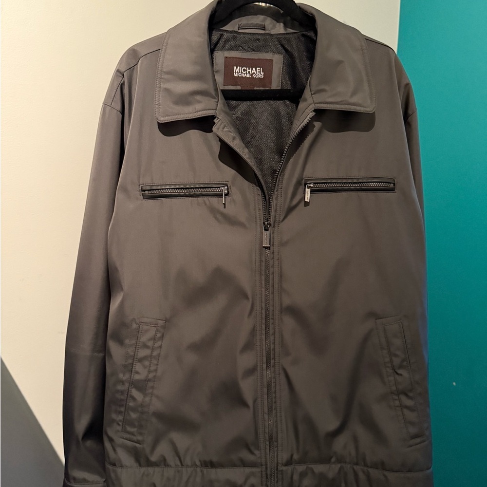 Michael Kors Men's Charcoal Lightweight Jacket
